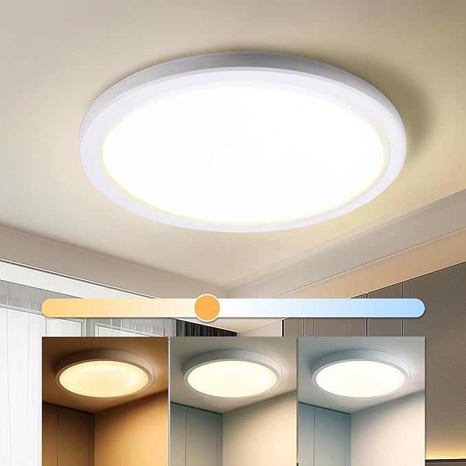 DA LIGHT Płaska lampa sufitowa LED 18 W 2000 lumenów