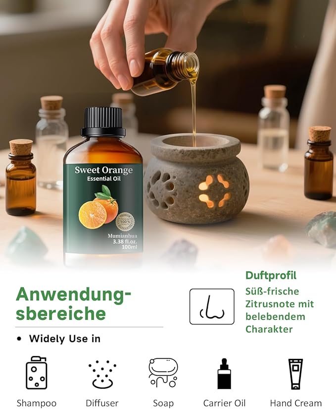 Olejek pomarańczowy 100 ml 100% naturalny olejek eteryczny - obrazek 6