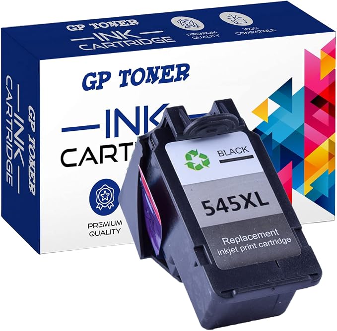 GP TONER Tusz zamiennik do Canon PG-545XL CL-546XL do Pixma MX494 MX495 MG2450 MG2550 MG2550S MG2555 MG2555S iP2850 MG2950 MG3050 TS3150 TR4550 (PG-545XL Czarny) - obrazek 3
