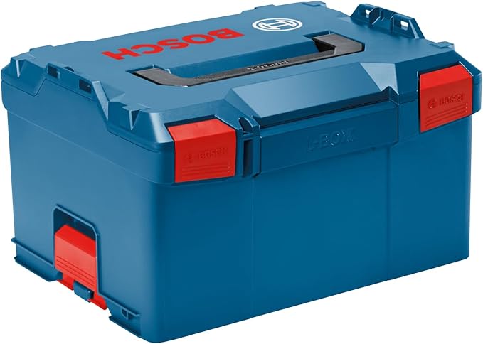 Bosch Professional: system walizek L-BOXX (pojemność: 28.4 litra, maks. obciążenie: 25 kg, waga: 2.4 kg, materiał: tworzywo sztuczne ABS, PA6)