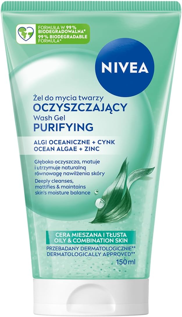 NIVEA Oczyszczający żel do mycia twarzy z Algami oceanicznymi