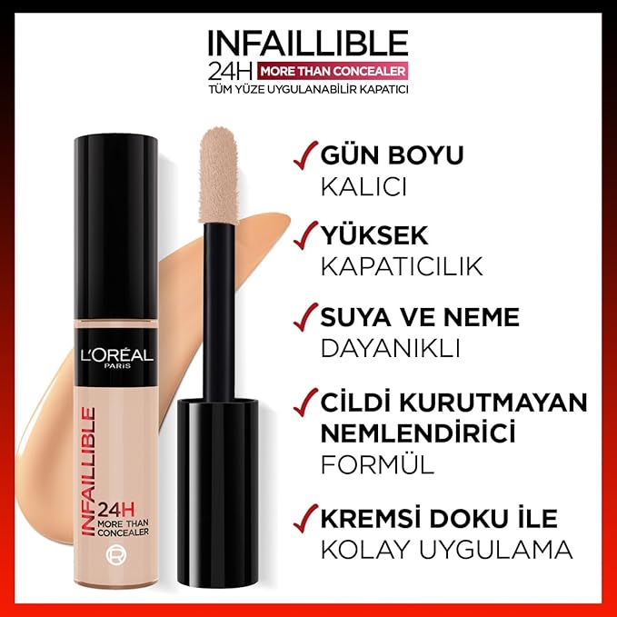 L'Oréal Paris Infallible More Than Concealer Korektor do twarzy - obrazek 6