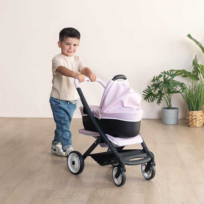 Smoby Maxi-Cosi Różowy wózek spacerowy i głęboki - obrazek 2