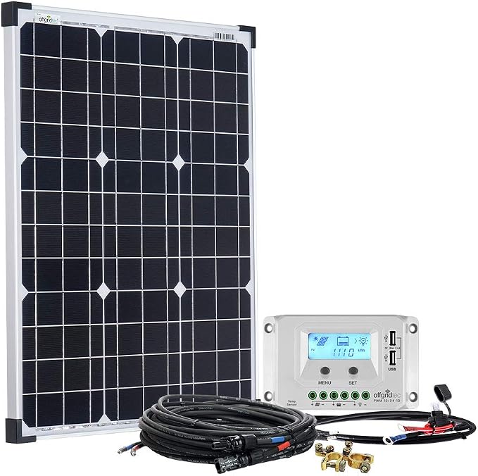 Offgridtec BasicPremium-S 50 W stacja solarna z regulatorem