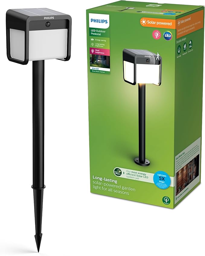 Philips Ezra UltraEfficient Zewnętrzna Lampa na Postumencie Solarna