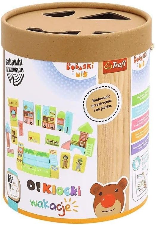 Trefl O!Klocki Wakacje Bobaski i Miś