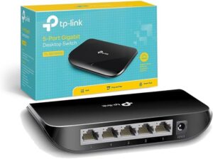 TP-Link TL-SG1005D | Przełącznik Gigabit 5× 10/100/1000 Mb/s | Obudowa plastikowa | Desktop | Plug & Play