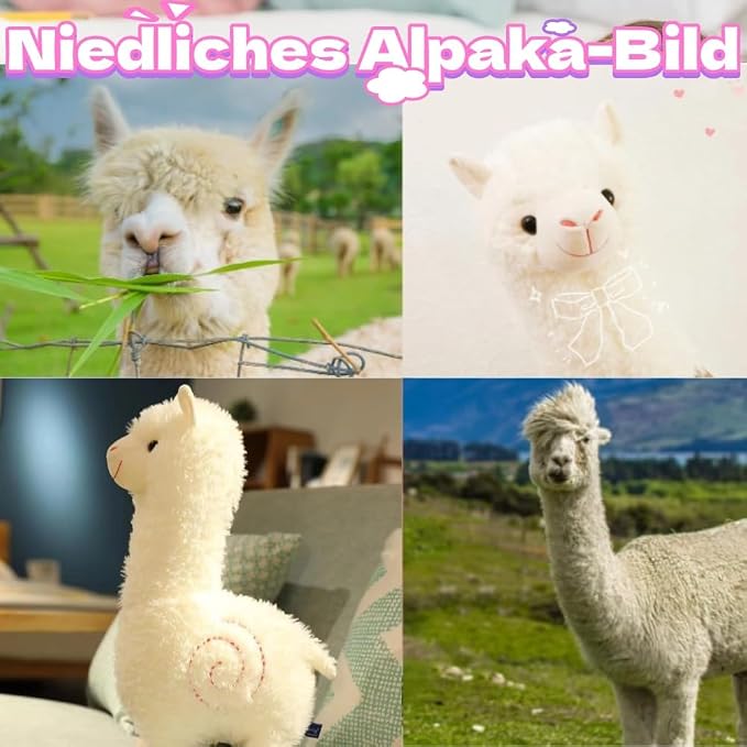 Przytulanka w kształcie alpaki - obrazek 4