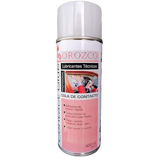 Klej kontaktowy w sprayu klej 400 ml. Do tapicerki tkaniny dachowej - obrazek 5