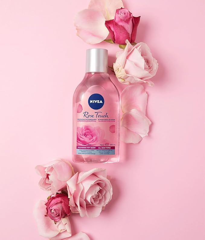 NIVEA Rose Touch Dwufazowy płyn micelarny z wodą różaną - obrazek 5