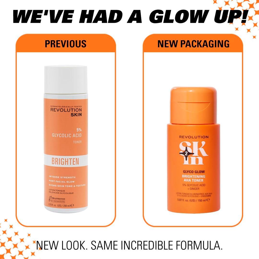 Revolution SKin Glyco Glow rozjaśniający tonik do twarzy - obrazek 4
