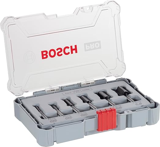 Bosch 6x Zestaw frezów PRO prostych