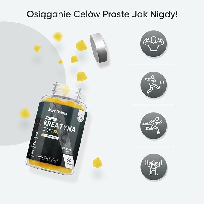 Żelki z monohydratem kreatyny 3000 mg - obrazek 6