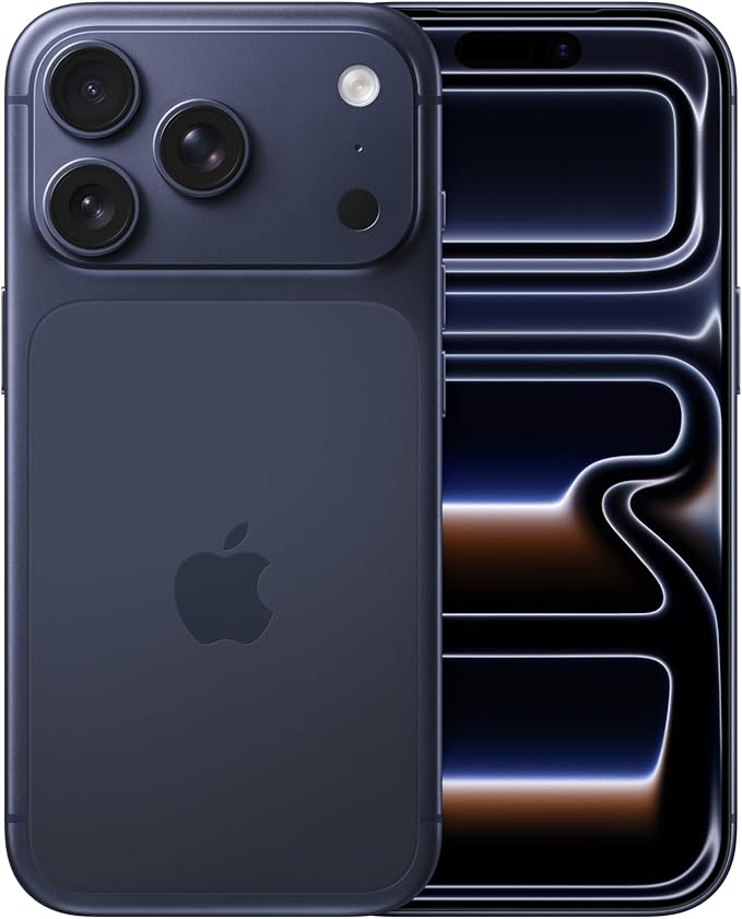 Apple iPhone 17 Pro 512 GB: Wyświetlacz 6,3 cala z technologią ProMotion do 120 Hz, czip A19 Pro, przełomowa wydajność baterii, system pro aparatów Fusion; głębinowy błękit