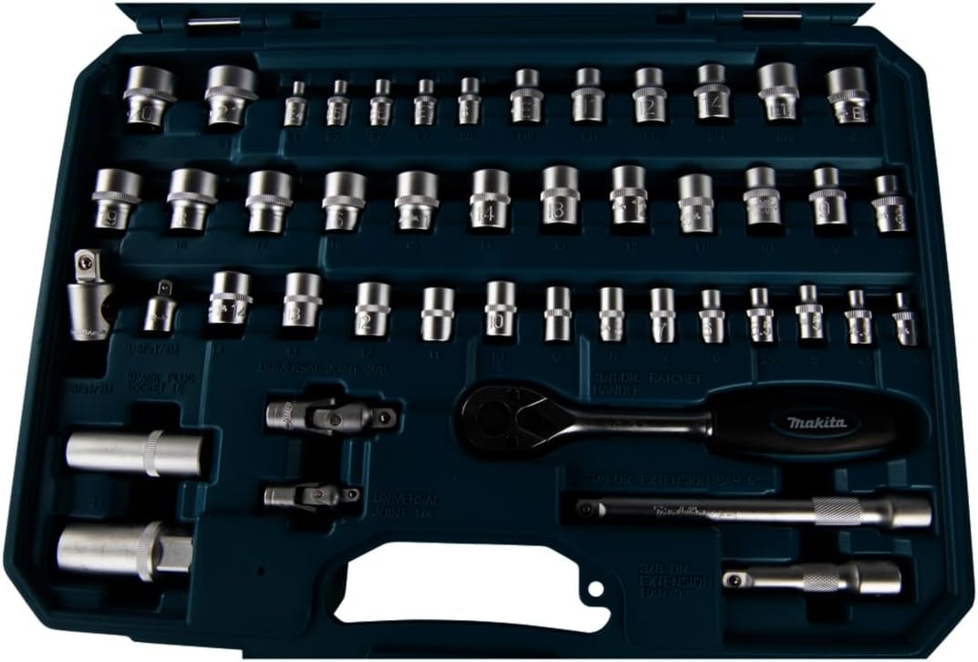 Makita E-06616 zestaw konserwacyjny, niebieski/czarny, 120-częściowy - obrazek 7