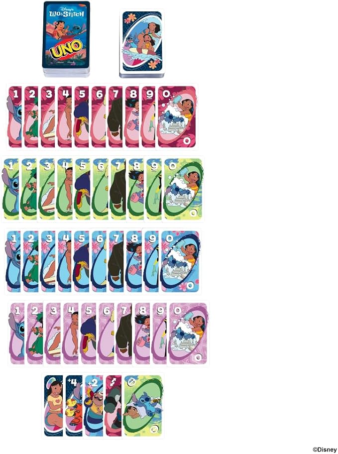 Mattel Games UNO Lilo i Stitch - obrazek 4