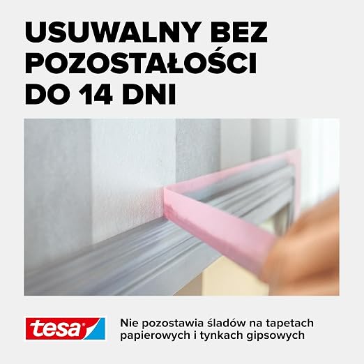 tesa taśma malarska do stosowania na tapetach i innych delikatnych - obrazek 5