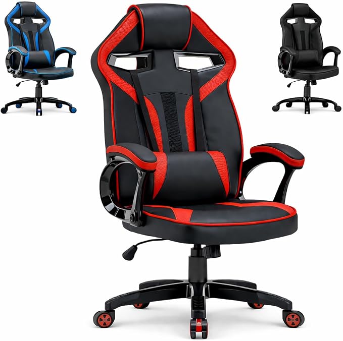 CDF Fotel obrotowy gamingowy DRIFT czerwony