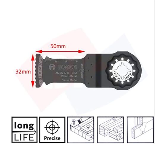 Bosch Accessories Brzeszczot Segmentowy, Szary, 5 Sztuk - obrazek 6