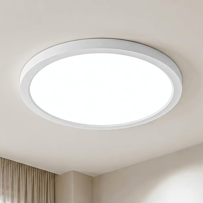 LQWELL® Lampa sufitowa LED IP44 wodoodporna lampa łazienkowa okrągła