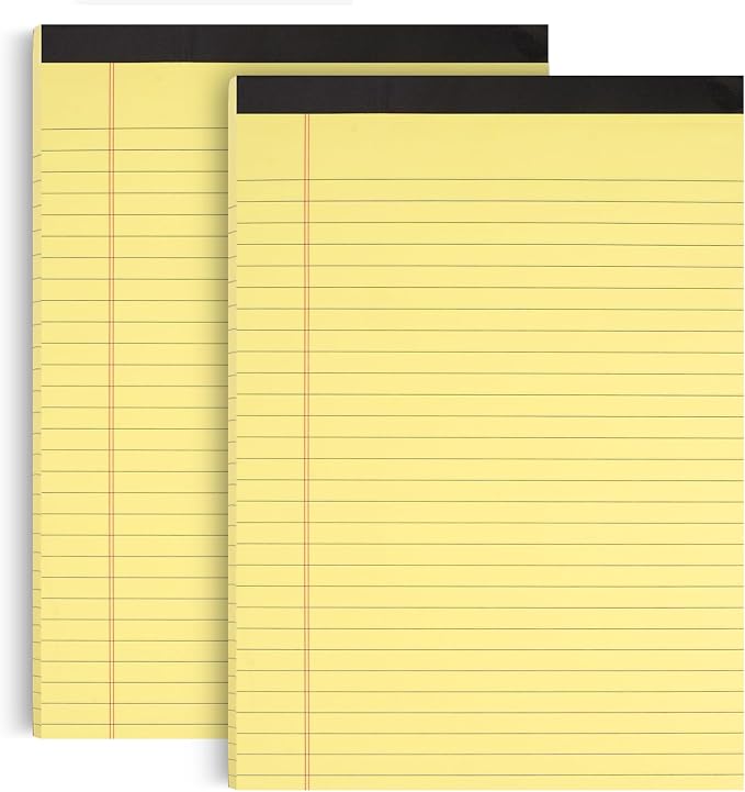 2 sztuki Legal Pad 29 6 x 21 4 cm