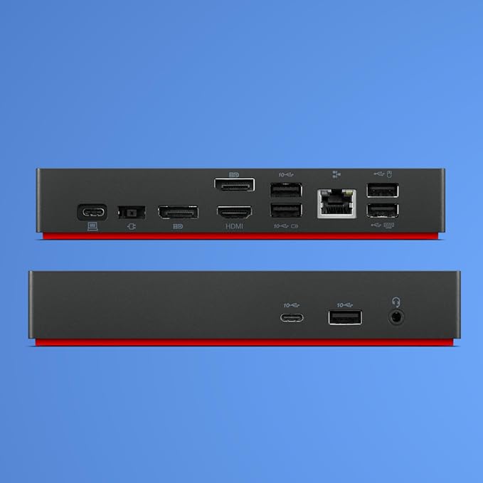 Lenovo 40Ay0090Eu Uniwersalna Stacja Dokująca Usb-C, Czarny, 90 W - obrazek 2