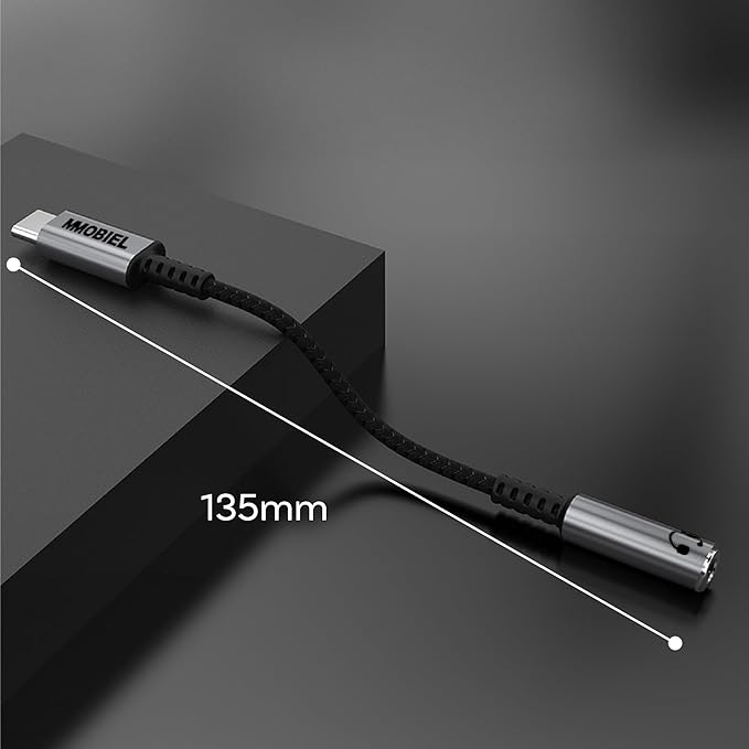 MMOBIEL USB-C na 3 5mm TRRS Gniazdo Słuchawkowe Jack-16Bit - obrazek 4