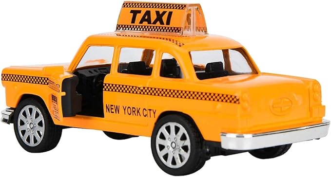 NYC Taxi w żółtym modelu kabiny