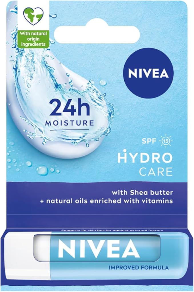 NIVEA Hydro Care Pielęgnująca pomadka do ust; 4,8 g