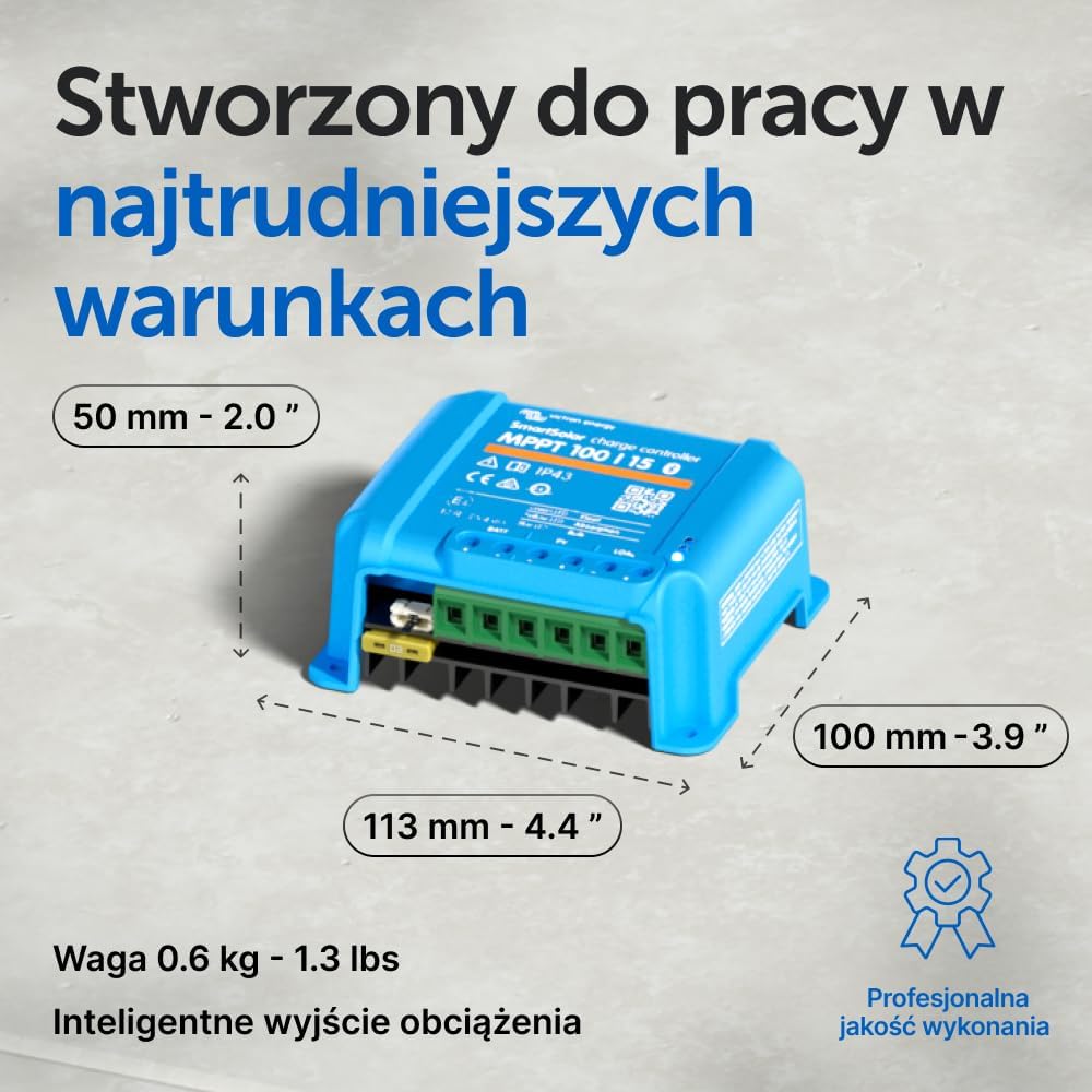 Victron Energy SmartSolar MPPT 100V 15 amp 12 - obrazek 3