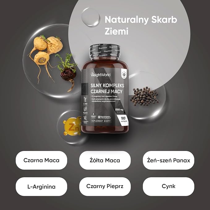 Kompleks Andyjska Maca Czarna i Żółta 5550 mg o mocy 100:1 - obrazek 2
