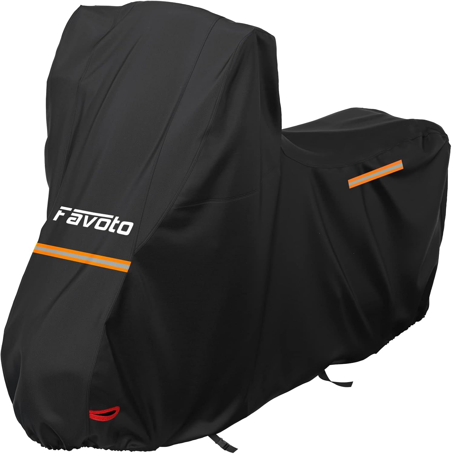 Favoto Pokrowiec na motocykl 210D Oxford osłona motocykla z wysoką - obrazek 2