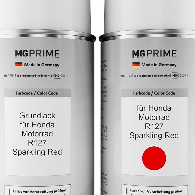 MG PRIME Lakier w sprayu do Honda Motorcycles R127 Sparkling Red +1K - obrazek 2