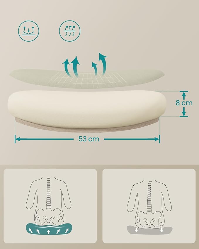 SONGMICS ergonomiczne krzesło biurowe - obrazek 7