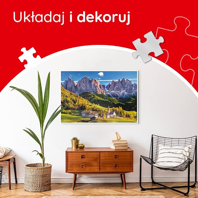 Trefl Puzzle 1500 Elementów Dolina Val di Funes - obrazek 6