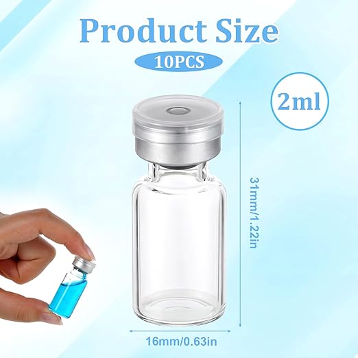 10 sztuk 2 ml zamkniętych fiolek na próbki - obrazek 3