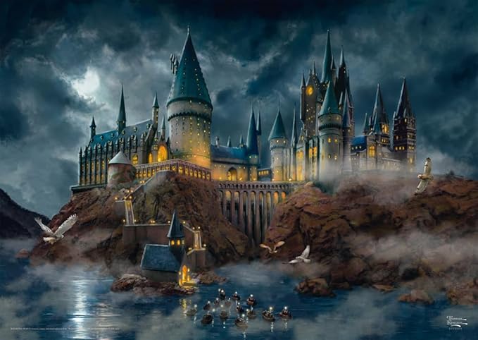 Schmidt Spiele 58577 Thomas Kinkade, Wizarding World, Harry Potter, Hogwart Castle, 1000 elementów, wielokolorowe