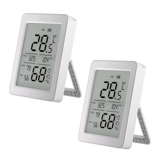 SONOFF AirGuard TH SNZB-02DR2 Czujnik temperatury i wilgotności