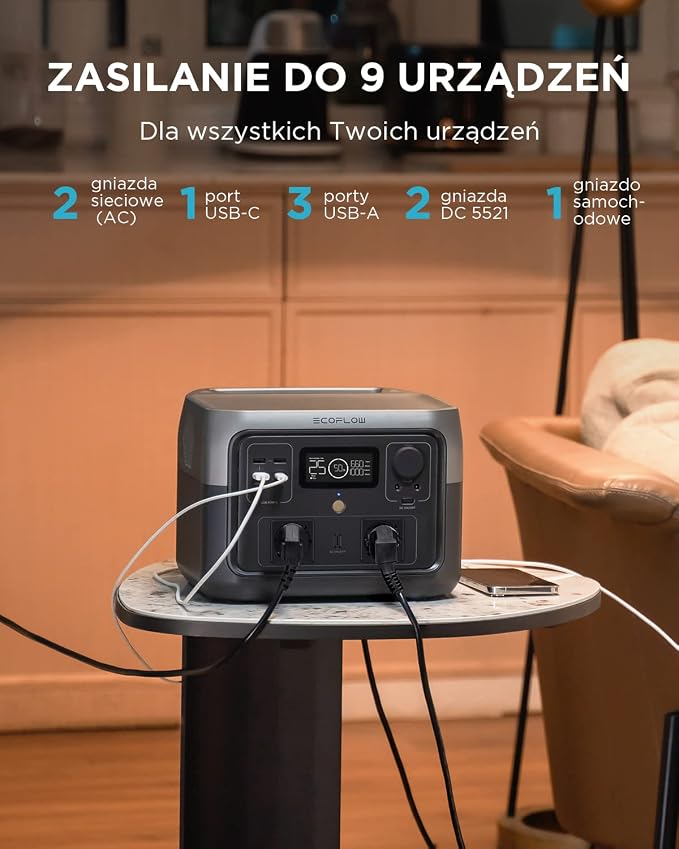 ECOFLOW Przenośna stacja zasilania RIVER 2 MAX - obrazek 7