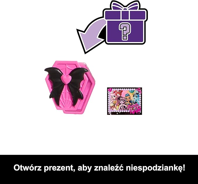 Monster High Scary Sweet Birthday Lalka Draculaura - obrazek 3