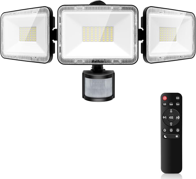 MEIHUA Reflektor LED 70W Z Czujnikiem Ruchu Zewnętrzny Z Pilotem