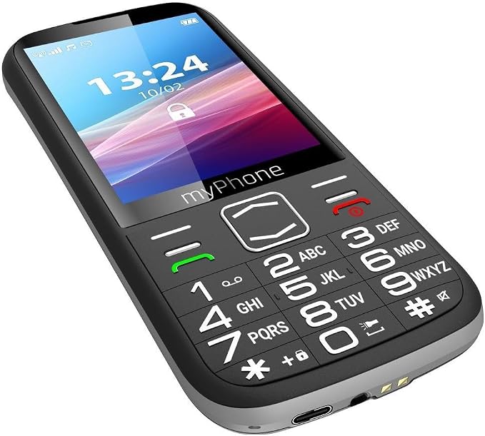 myPhone Halo 4 LTE telefon komórkowy dla seniora bez umowy, dual SIM, duże przyciski i wyświetlacz 3,5 cala, ogromna bateria 2500 mAh do 16 dni na jednym ładowaniu + przycisk SOS i latarka - obrazek 4