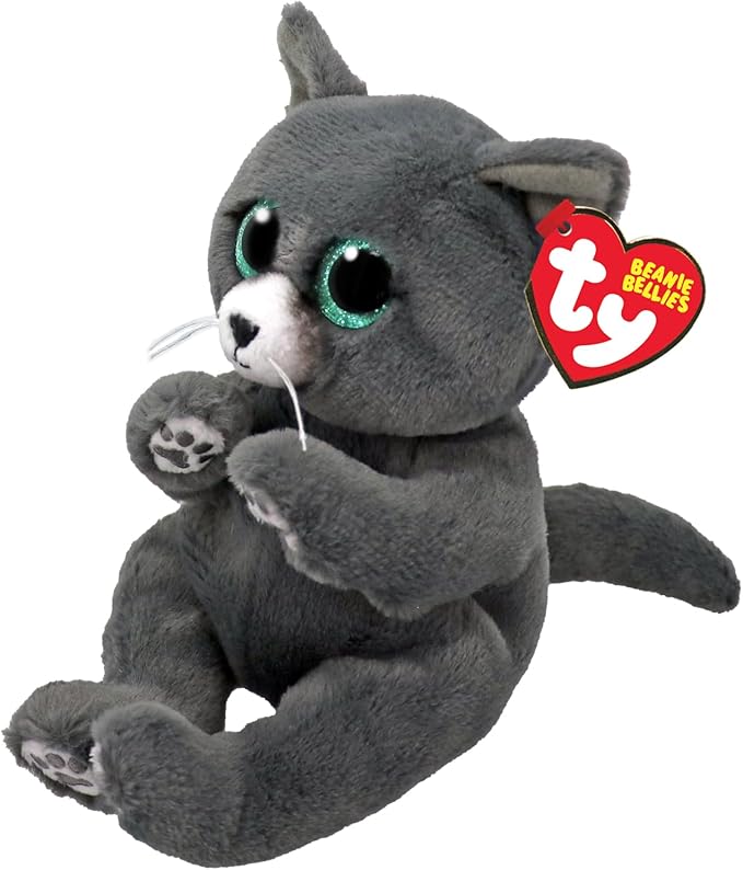 Ty Binx Russian Blue Cat Beanie Bellies Regular