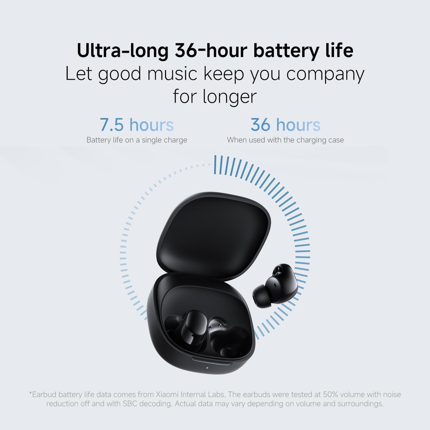 Xiaomi Redmi Buds 6 Play, czarny - obrazek 5
