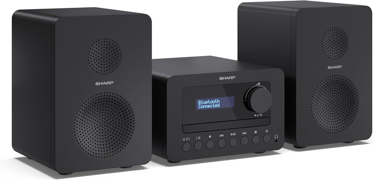 Sharp XL-B520D(BK) Zestaw Stereo, Czarny, 40W - obrazek 2