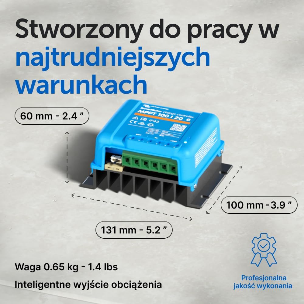 Victron Energy SmartSolar MPPT 100V 20 amp 12 - obrazek 4