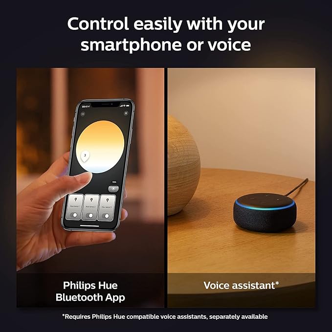 Philips Hue White ambiance Lampa sufitowa Enrave M 1x20W (czarna), wiele odcieni bieli, możliwość przyciemniania, inteligentne oświetlenie - obrazek 6