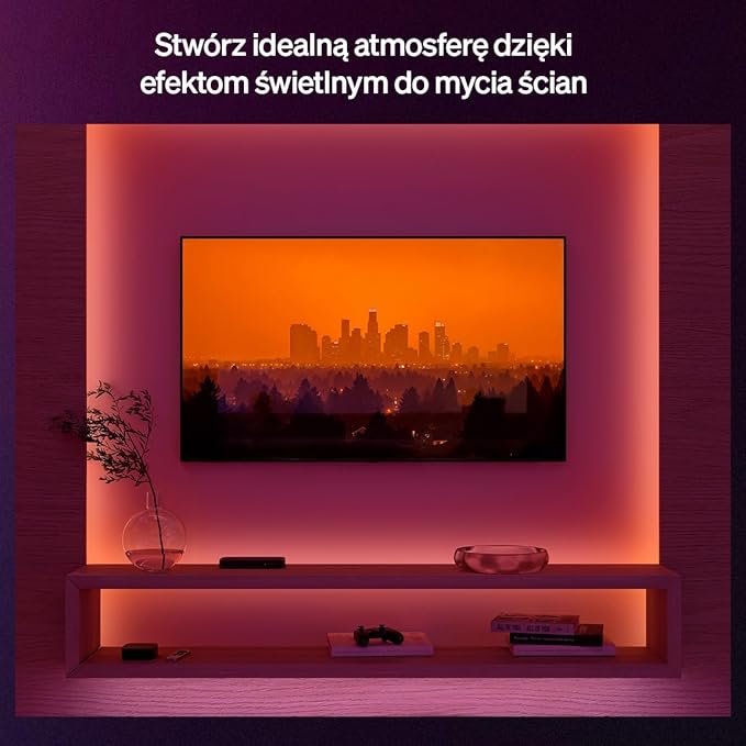 Philips Hue Flux 5 m LED, 2000 lm, żywe kolory i atmosfera, elastyczna, Chromasync™, RGBWWIC, przycinanie i przedłużanie, sterowanie aplikacją i głosem, do wnętrz. - obrazek 2