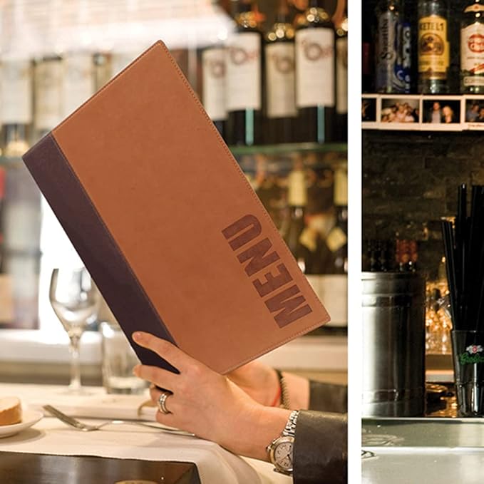 Securit Pudełko menu z modnym zakresem z 20 kartami menu A4 - obrazek 3