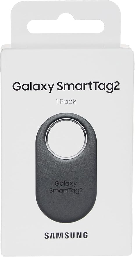 Samsung SmartTag2 (2023) Bluetooth + UWB, IP67 wodoszczelny i pyłoszczelny, wykrywalny za pomocą aplikacji, czas pracy baterii 1,5 roku - czarny - obrazek 2